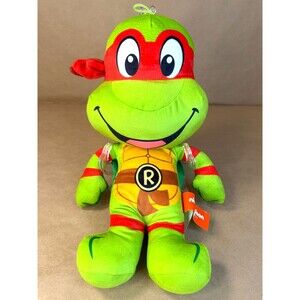 Nickelodeon Teenage Mutant Ninja Turtles Raphael Plush Toy TMNT 14" Stuffed Fun